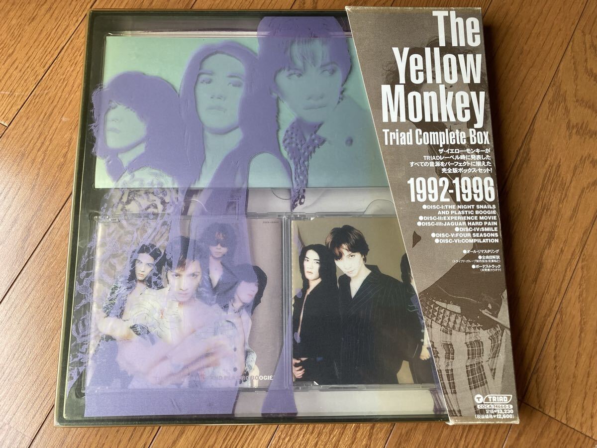 The Yellow Monkey Triad Complete Box 1992-1996CD6枚 ブックレットボックスセットイエローモンキー イエモン 吉井和哉拍卖