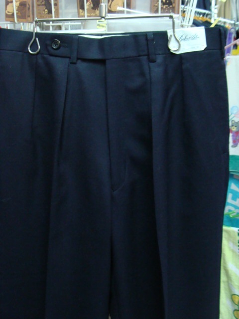 【未使用品】Baker Street ベイカーストリート ウールパンツ ネイビー (W80cm)拍卖