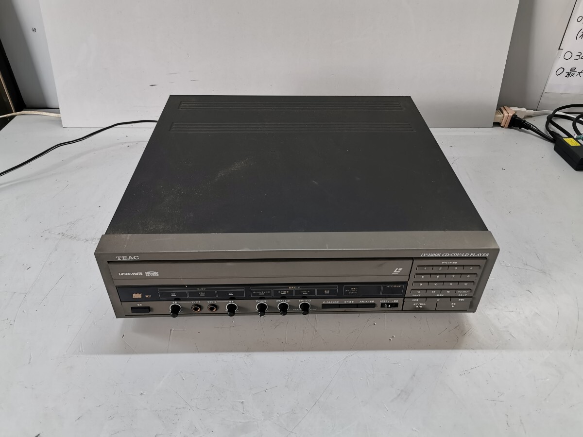 TEAC LV-2200K レーザーディスクプレイヤー ジャンク拍卖