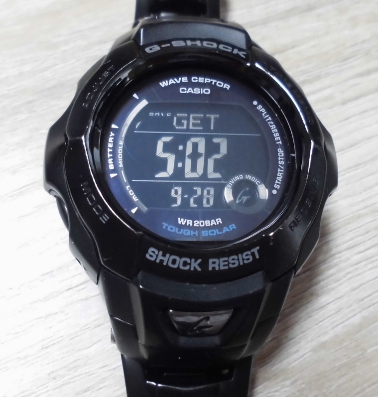 送料390円~!カシオ ジーショック GW-700BTJ-1JF 電波ソーラー イオンプレーティング 反転液晶 ブラックフォース G-SHOCK The G拍卖