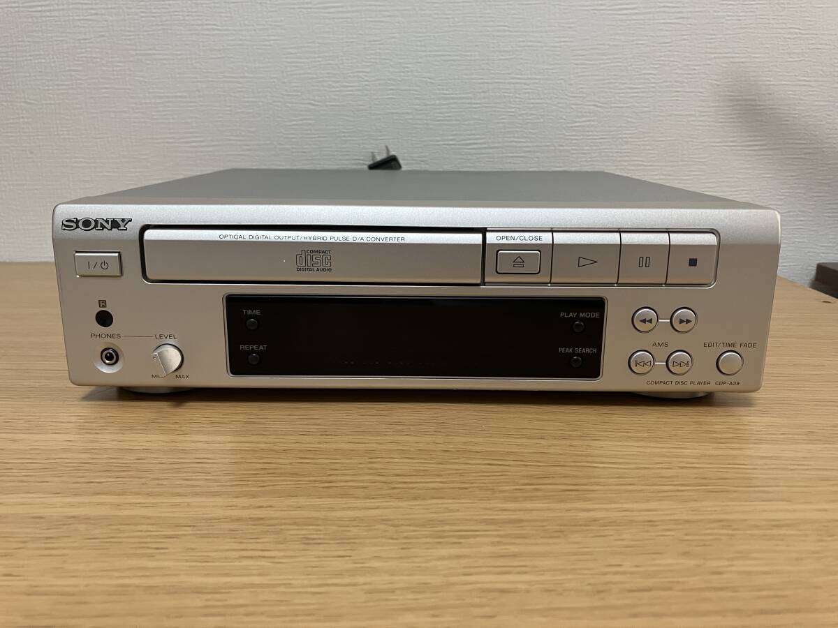 SONY ソニー CDP-A39 CDプレイヤー(CDデッキ) 動作確認済拍卖