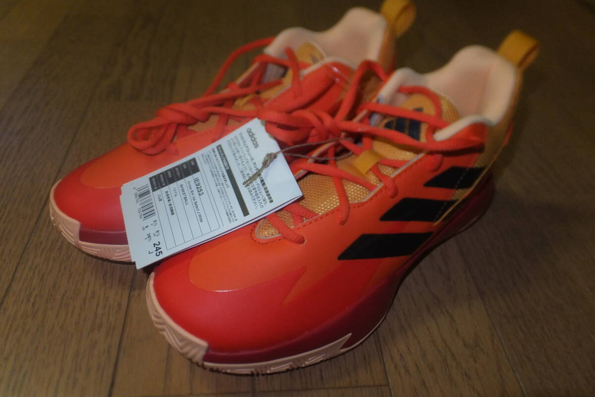 アディダス バスケットボールシューズ クロス イーエム CROSS’EM UP セレクトワイドシューズ IE9253 LYZ50 オレンジ 24.5cm センチ adidas拍卖