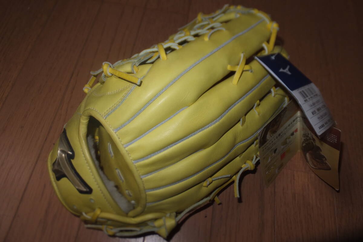 ミズノ グローバルエリート H selection 01 硬式用 外野手用 左投 16N 1AJGH18207 ナチュラルライム 40 MIZUNO Global Elite セレクション拍卖
