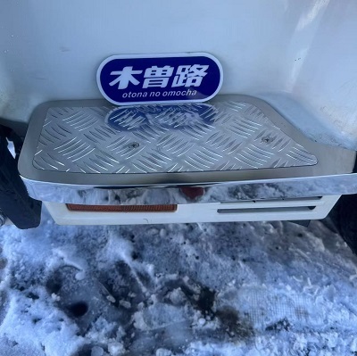 ●新品⇒三菱ふそう 07スーパーグレート用 フチ鏡面&アルミ縞板ステップ 一番下 左右セット ステンレス デコトラ:ST-3拍卖