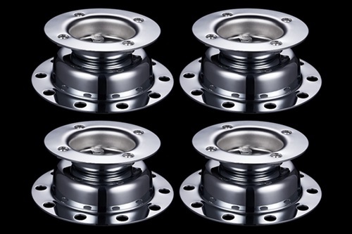 07&17プロフィア用■新品⇒大型19.5 JIS専用 4軸低床用 取付ブラケット金具&リアハブキャップ ホイールスピンナー :PRO-74 19.5-E,B×4拍卖