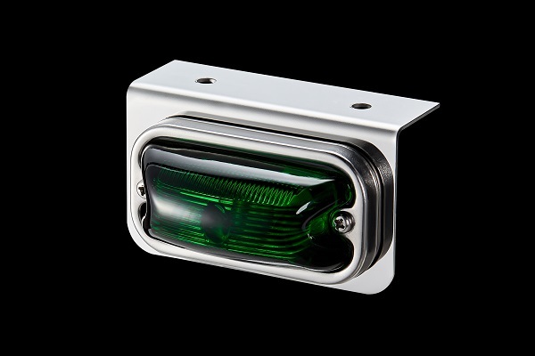 10枚セット■新品⇒角マーカー L型 取付ステー デベソ&かまぼこ共通仕様 ステンレ 鏡面800 後折り デコトラ:角-B拍卖