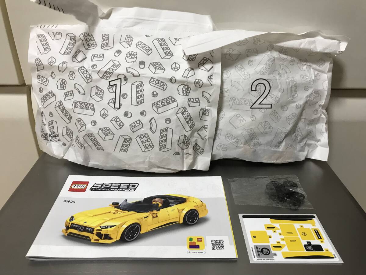 中古 未組立 レゴ LEGO スピードチャンピオン メスセデス ベンツ Mercedes-AMG SL 63 1台のみ 76924拍卖