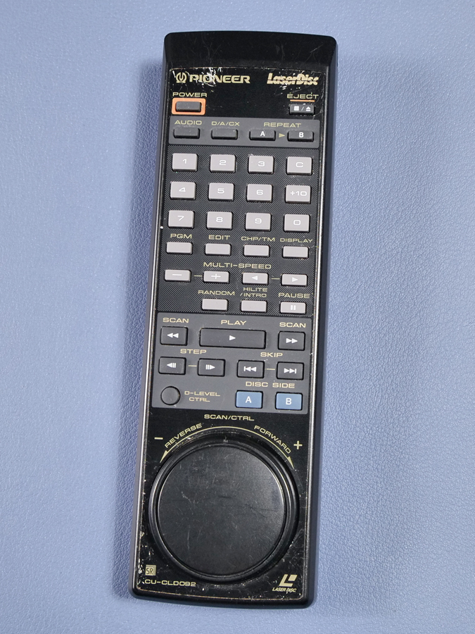 パイオニア LDプレーヤー用リモコン CU-CLD092 外観難あり【匿名送料無料】拍卖
