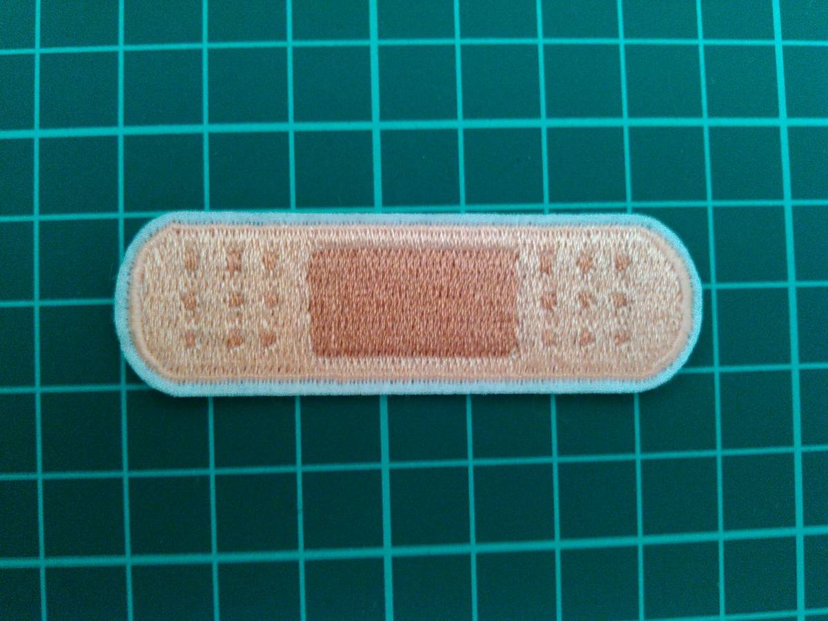 カットバンの ワッペン アップリケ 20mm×65mm 検) 作業着 補修 デコレーション 帽子 鞄 ジャケット 拍卖