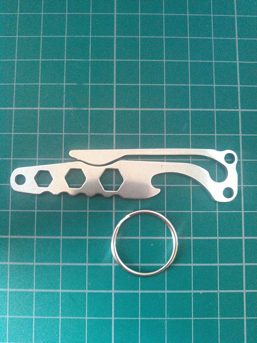 多機能カラビナ 検)栓抜き キーホルダー アウトドア 釣り リール 自転車 キャンプ ドライバー 無人島 10徳ナイフ サバイバル メガネレンチ 拍卖