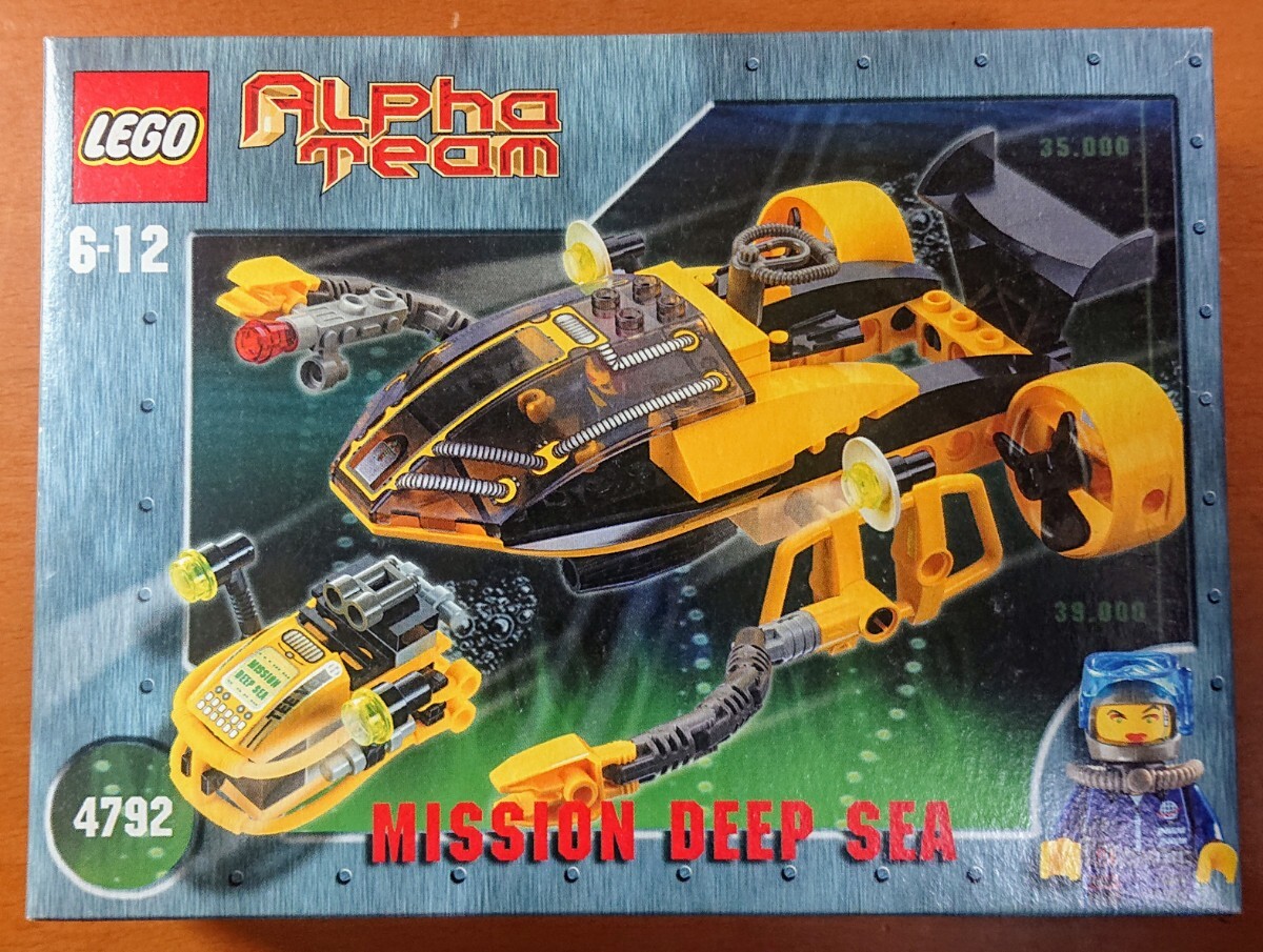 レア【未開封】#4792「アルファチーム 深海探査ロボ」(MISSION DEEP SEA)拍卖