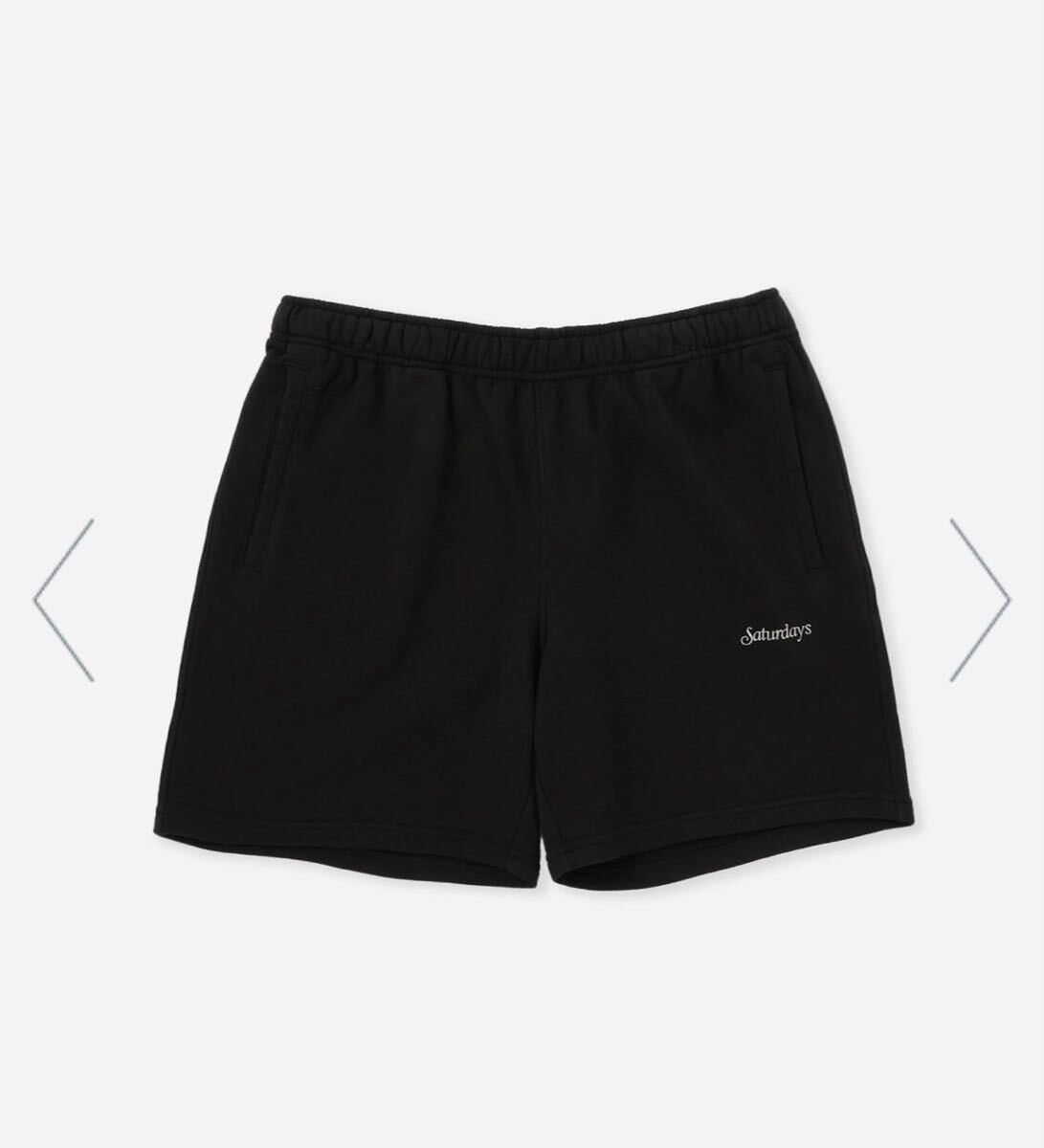 新品 saturdays nyc ハーフパンツ スウェット サタデーズ サーフ ナイキ ショートパンツ 黒拍卖