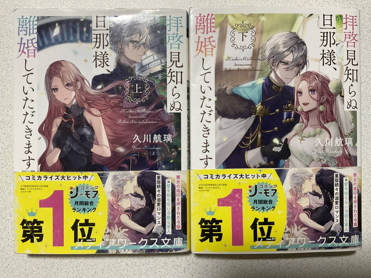 【全巻帯付】拝啓見知らぬ旦那様、離婚していただきます 上下巻 2冊セット まとめ ファンタジー 恋愛 ロマンス拍卖