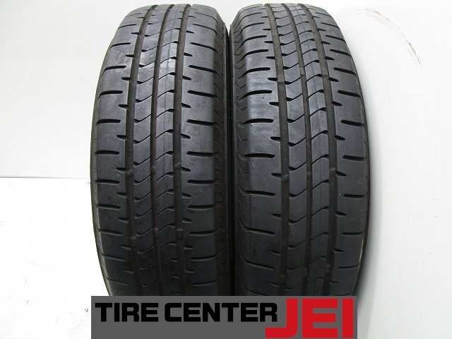 165R13 6PR 9-8.5分山 ブリヂストン V600 2023年製 中古タイヤ【2本】送料無料(M13-0191)拍卖