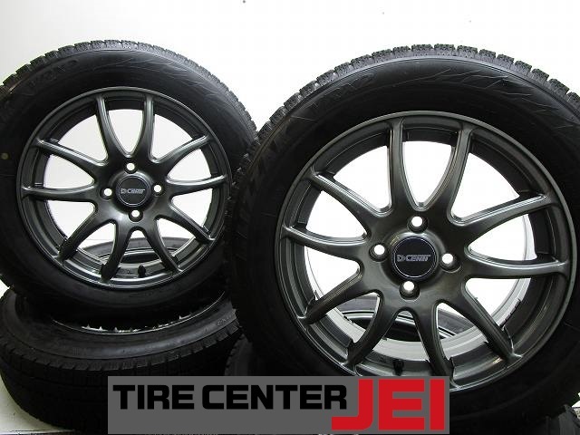 15インチ VRX2 175/65R15 5.5J+43 100 コンパクトカー 中古スタッドレスタイヤホイール【4本セット】 送料無料(SA15-4553)拍卖