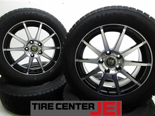 16インチ WM02 205/60R16 6.5J+35 114.3 サイ/プリウスa 中古スタッドレスアルミホイール【4本セット】送料無料(SA16-4572)拍卖