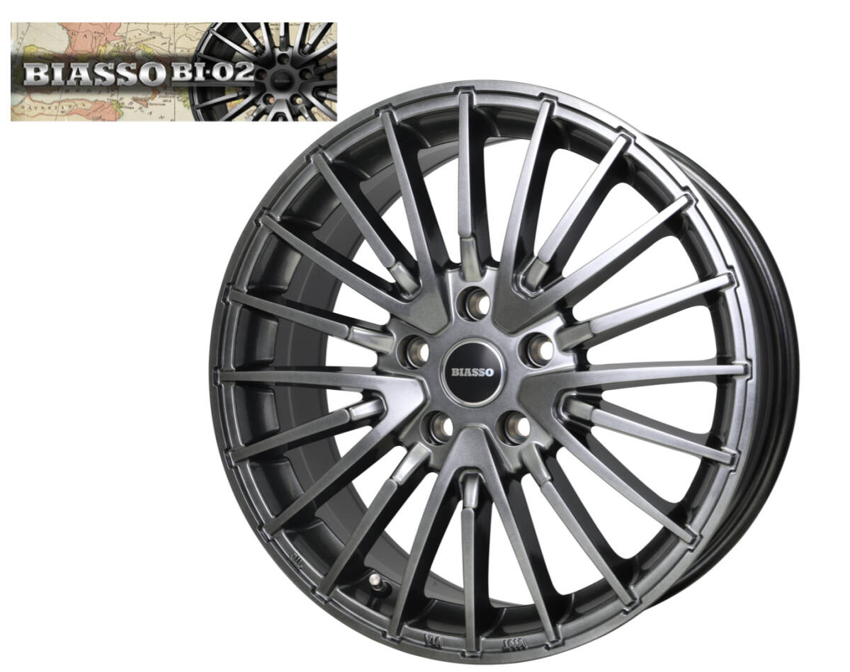 BIASSO BI-02 ホイール 8.0×18 ET40 5/112 66.5 Mercedes Benz X254 GLC 18インチ GLC220d GLC350e GLC43 GLC63 メルセデスベンツ WHEEL拍卖