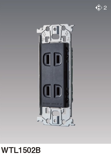 ●WTL1502B 埋込ダブルコンセント●パナソニック拍卖