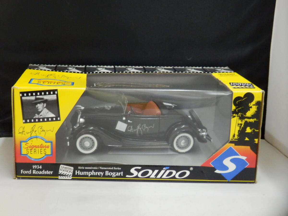 ツクダホビー ソリド フォード ロードスター 1934 ハンフリーボガード 1/18 SOJIDO SIGNATURE SERIES FORD ROADSTER HUMPHREY BOGART拍卖