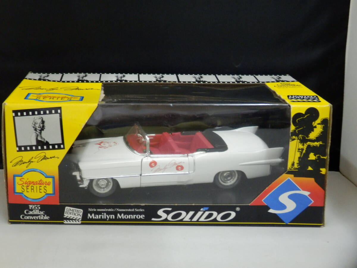 ツクダホビー ソリド キャデラック コンバーチブル 1955 マリリンモンロー 1/18 SOJIDO SIGNATURE SERIES CADILLAC CONVERTIBLE MARILYN拍卖