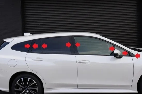 《レヴォーグVN》【70%OFF】レヴォーグVN系 ピラーシート バイザー有 (グロスカーボンシート)拍卖