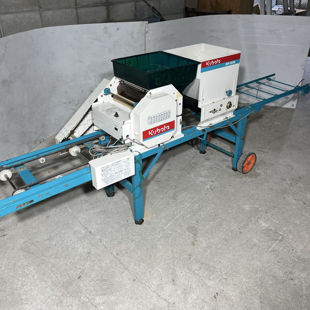 クボタ 播種機 種まき機 100V SR-130K 山口県周南市より直接取引限定 ブルーきんぱ拍卖