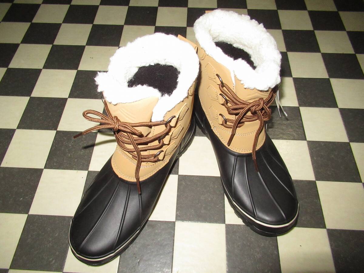 ★FieldCore/フィールドコア★新品 ラークスハイランダー 防寒ブーツ M キャメル7cm防水拍卖