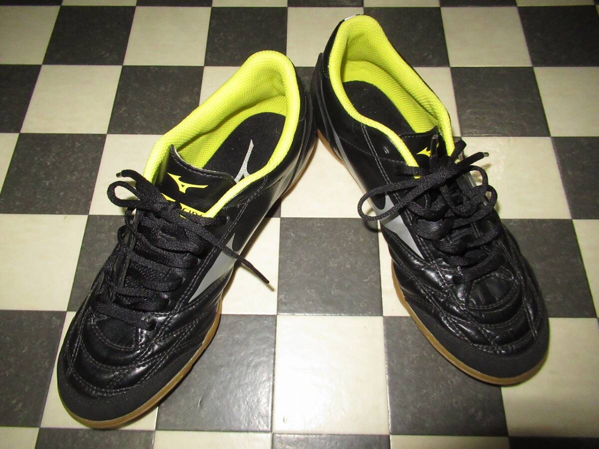 ★MIZUNO(ミズノ)★良品 モナルシーダ FS SALA 25cm (ブラック×イエロー)拍卖