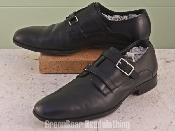 MN130 メンズ クリスチャンディオール ドレスシューズ 黒 ブラック 26.5-27cmくらい拍卖