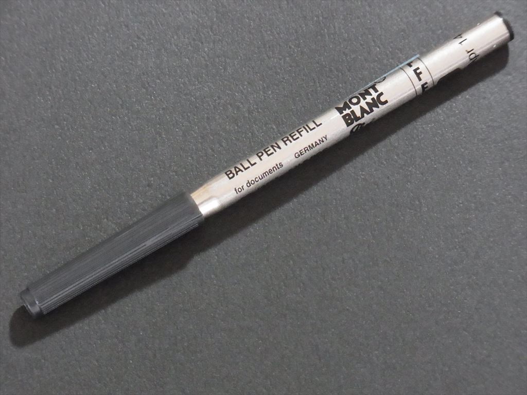 送料無料:新品未使用 モンブラン ボールペン リフィル ブラックF(細字)箱なし拍卖