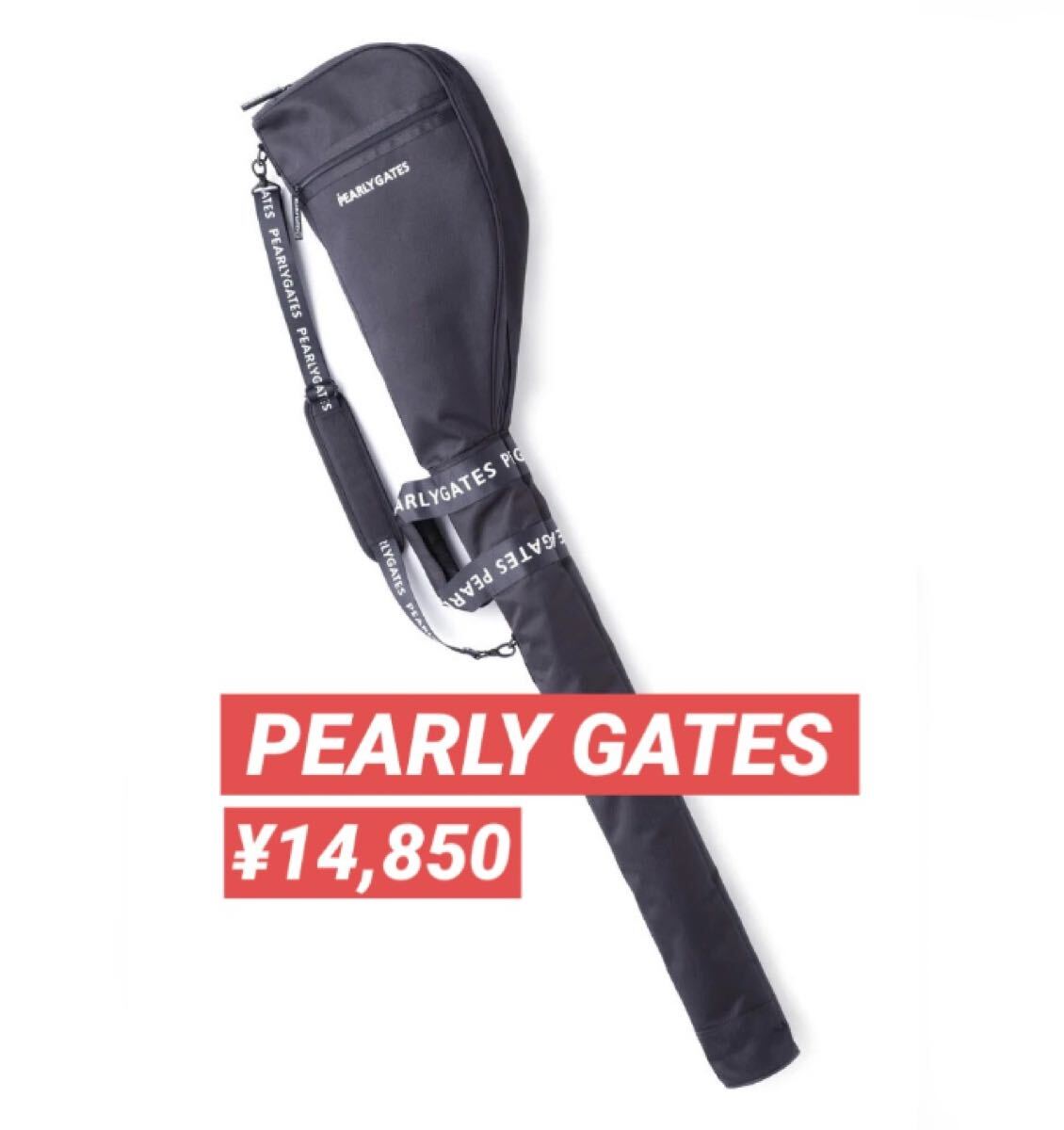 新品■14,850円【パーリーゲイツ】クラブケース ゴルフ バッグ ネイビー PEARLY GATES クラブカバー拍卖