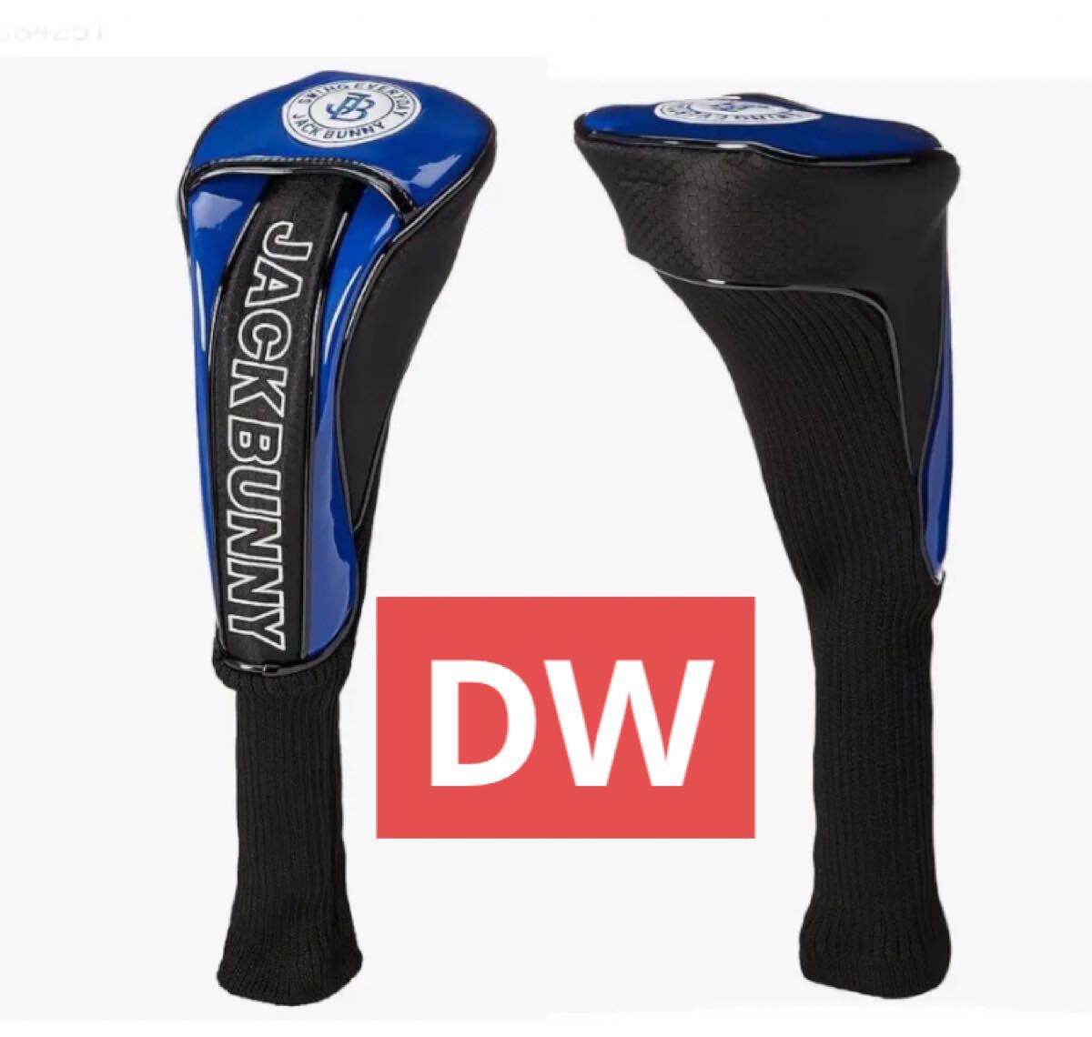 新品■6,930円【ジャックバニー 】ドライバー用 ヘッドカバー ゴルフ ブルー拍卖