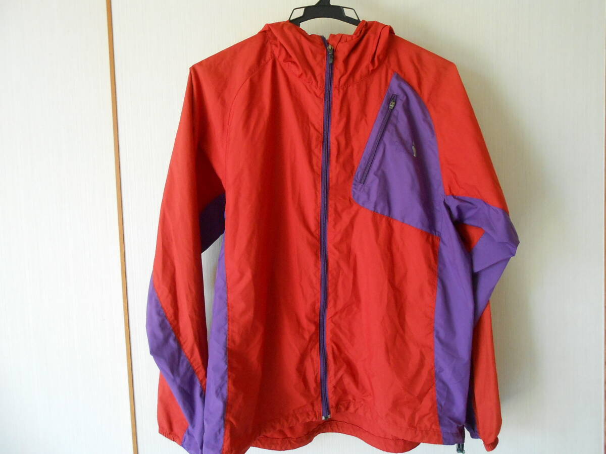 THE NORTH FACE ノースフェイス  ポリエステル  ジップジャケット  えんじ色x紫色 Sサイズ 拍卖