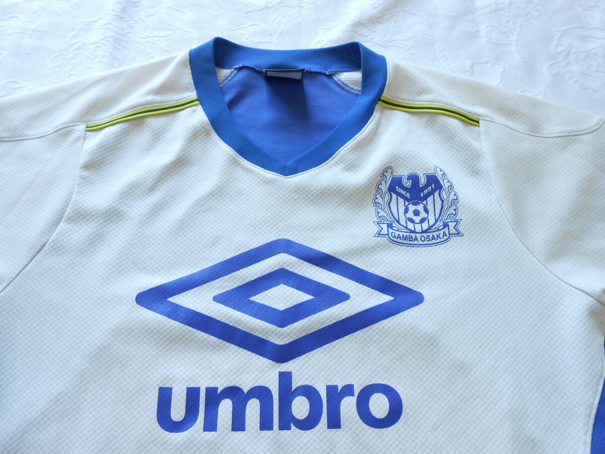 umbro アンブロ GAMBA OSAKA ガンバ大阪 ユニフォーム 白x青 Mサイズ拍卖