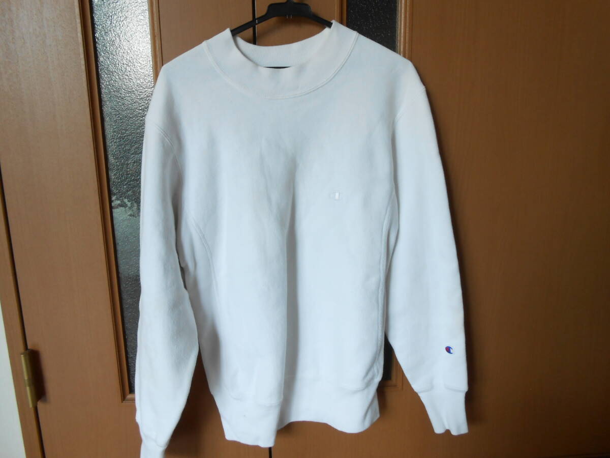 champion rageblue チャンピオン 裏起毛 メンズトレーナー 白 Mサイズ拍卖