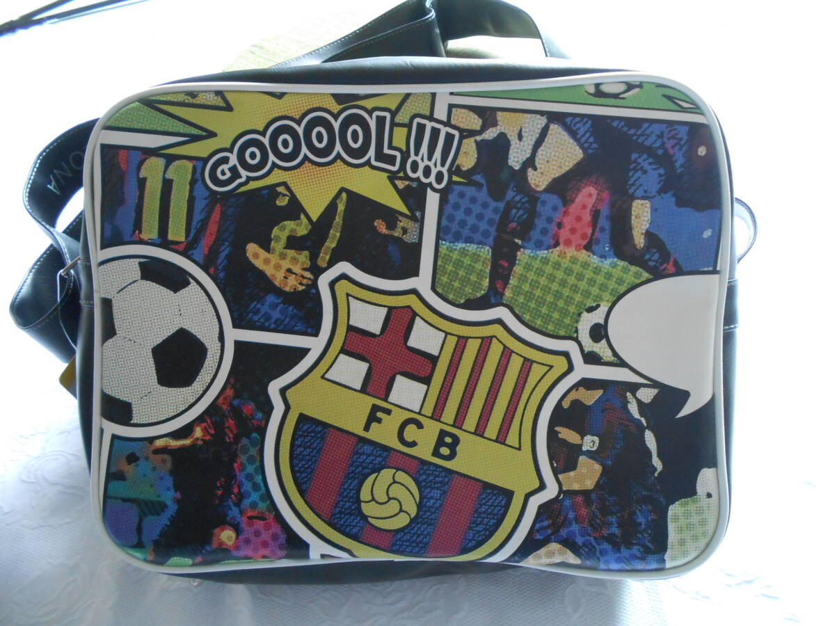 FCバルセロナ サッカー ショルダーバッグ タグ付き未使用品拍卖