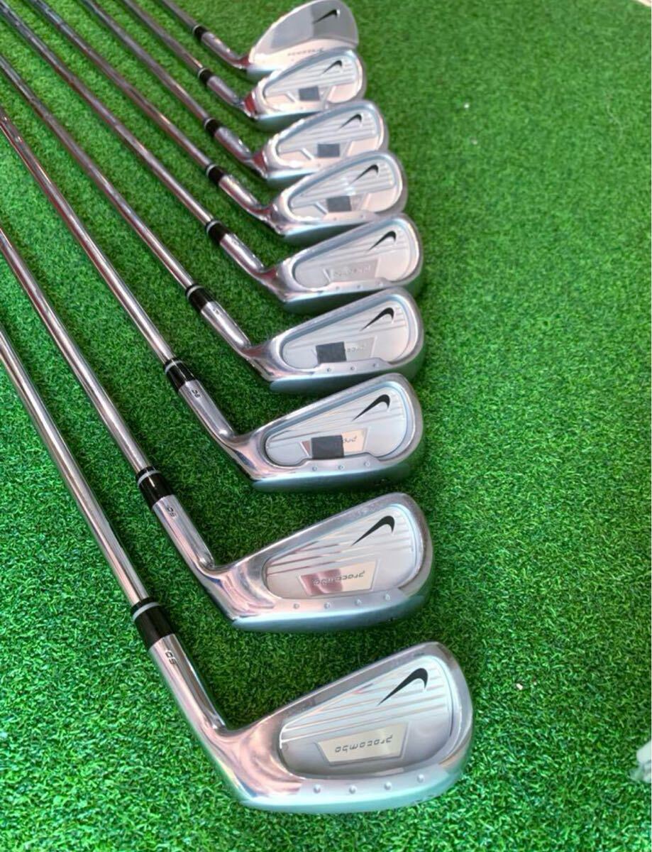 送料無料 希少 完売 良品 ナイキ NIKE アイアンセット プロコンボ 9本拍卖