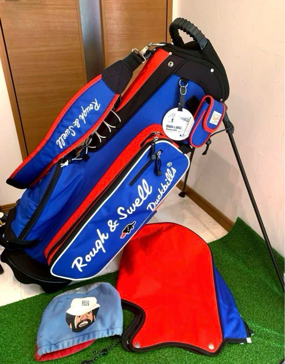 送料無料 希少 良品 rough&swell ラフアンドスウェル スタンド キャディバッグ拍卖