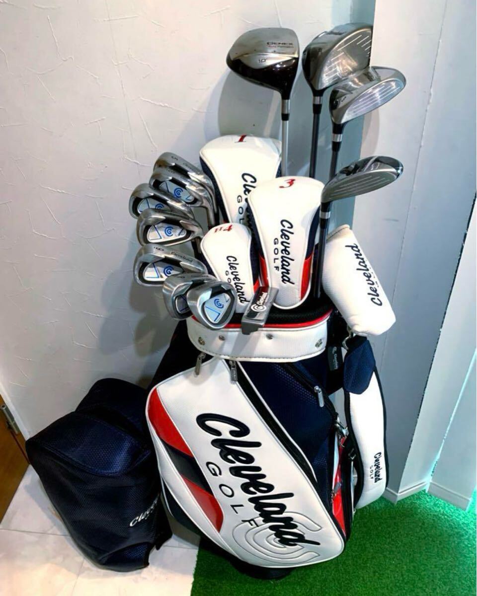 送料無料 豪華 良品 ゴルフクラブ 本格フルセット クリーブランド 優しい 初心者〜拍卖