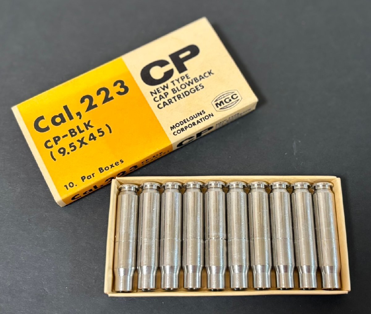■ 状態良好 未発火品? MGC cal 223 CP-BLK カートリッジ 10発 元箱付き ★拍卖