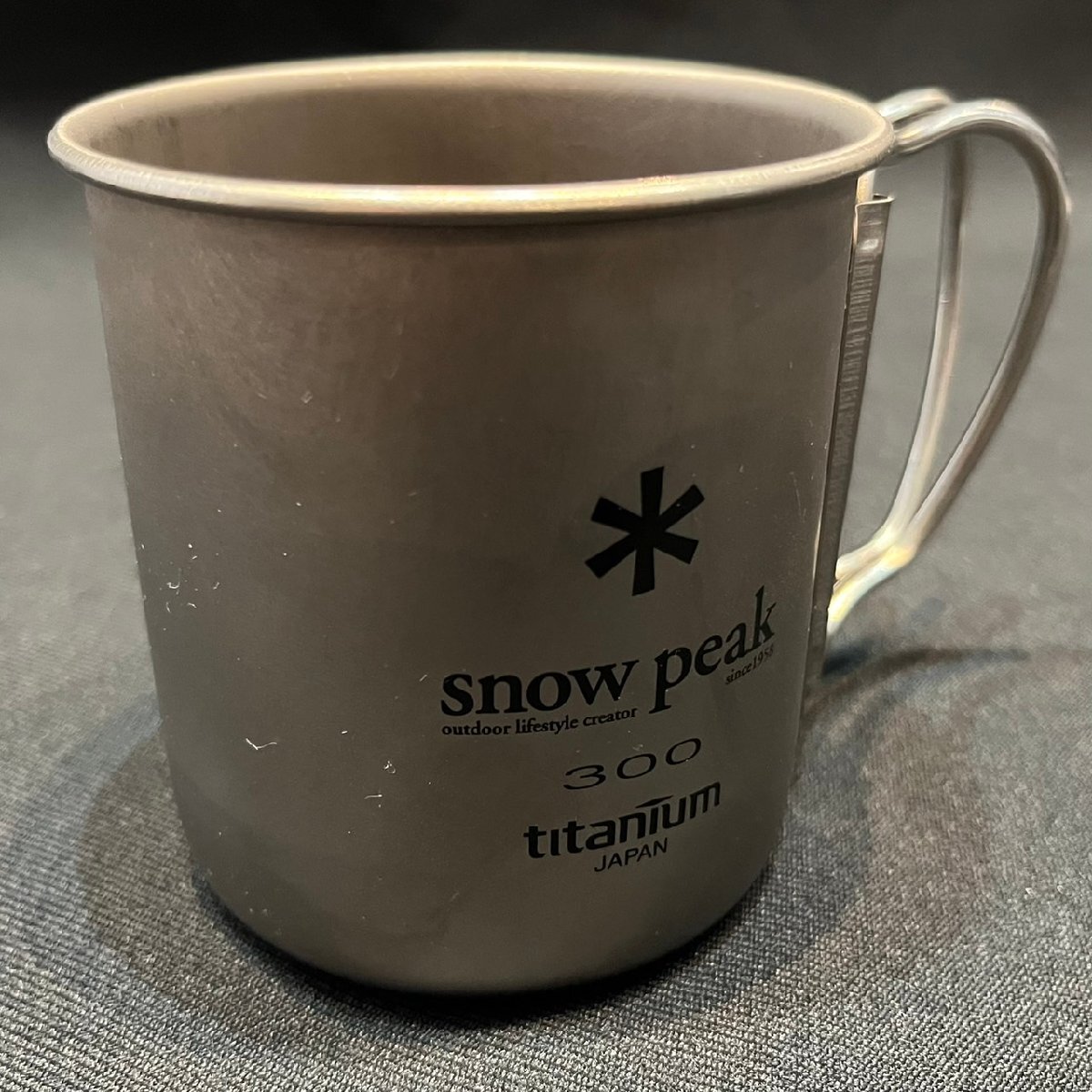 ★軽量! Snow Peak スノーピーク チタンシングルマグ 300ml MG-142 シングルウォール マグカップ チタン製 アウトドア キャンプ拍卖