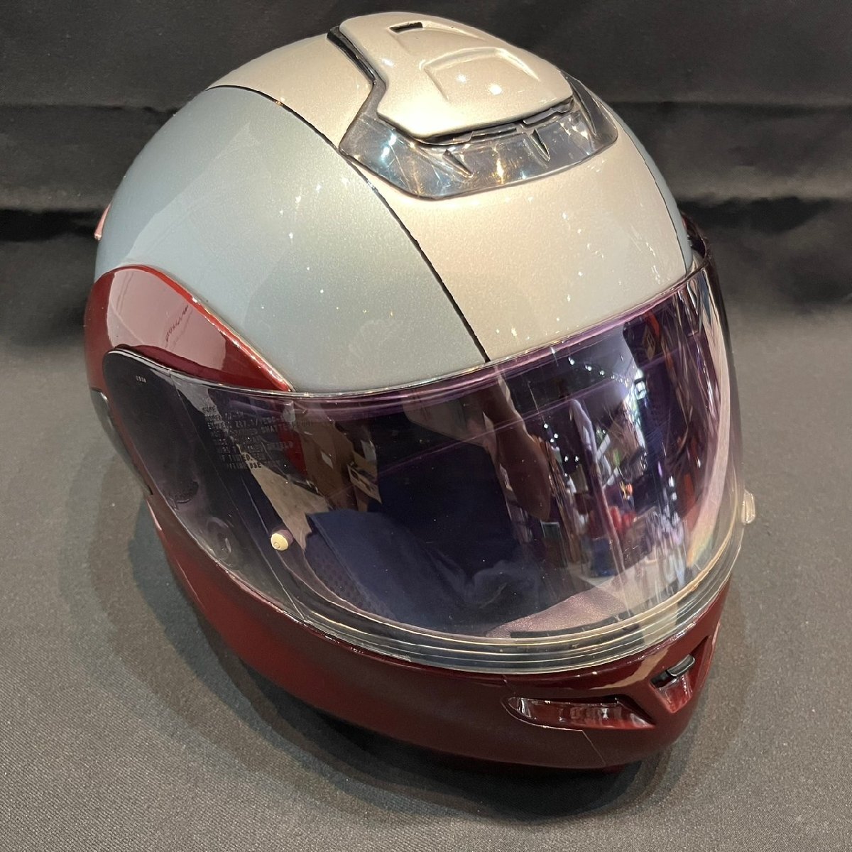 ★※ジャンク※ SHOEI MULTITEC ショウエイ マルチテック システムヘルメット サイズL(59㎝) 2008年7月製造 フルフェイスヘルメット拍卖