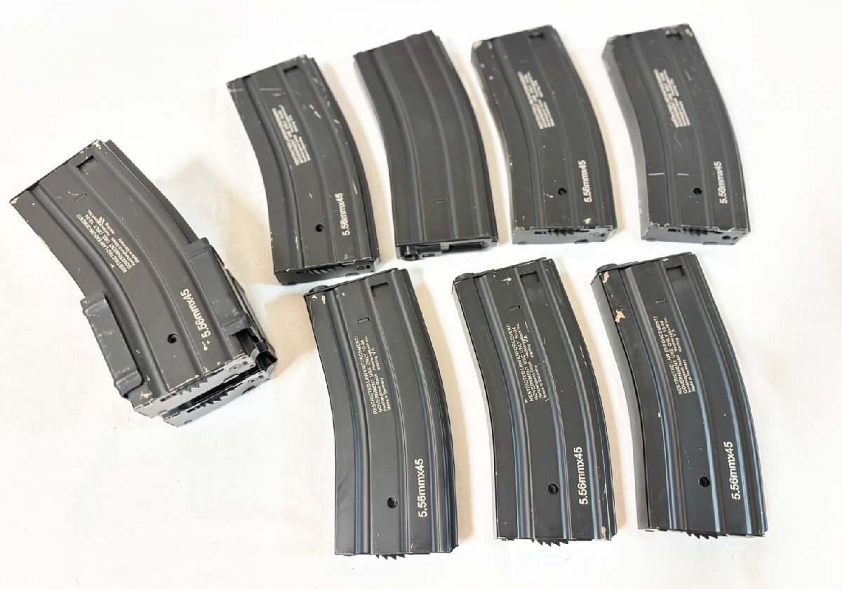 ■ M16 電動ガン用 多連マガジン 9本セット スペアマガジン マルイ製のM16等で使用可能 ★拍卖