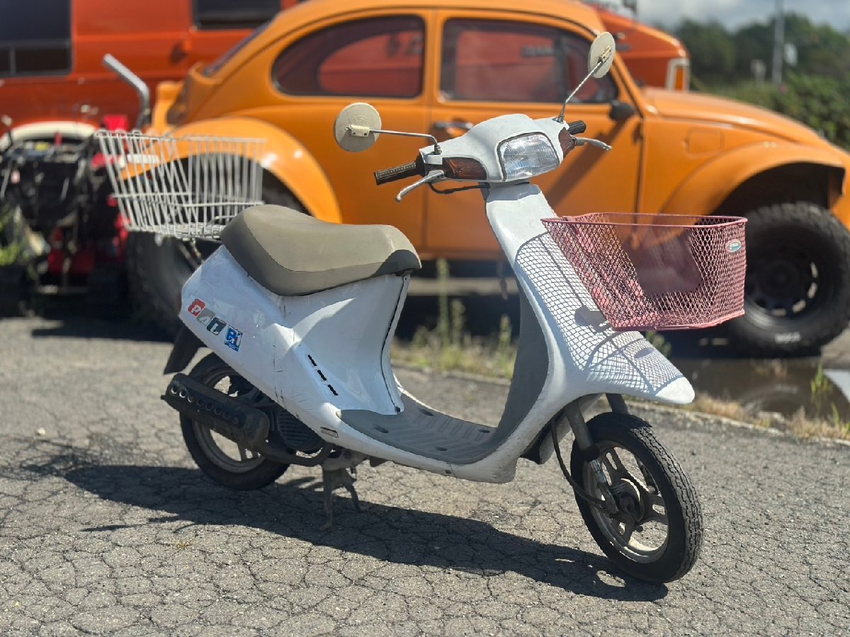 ●初爆OK! HONDA ホンダ PAL パル AF17 走行3242㎞ 1987年モデル 2スト スクーター 原付 書類付 現状販売 部品取り ベース 札幌発拍卖