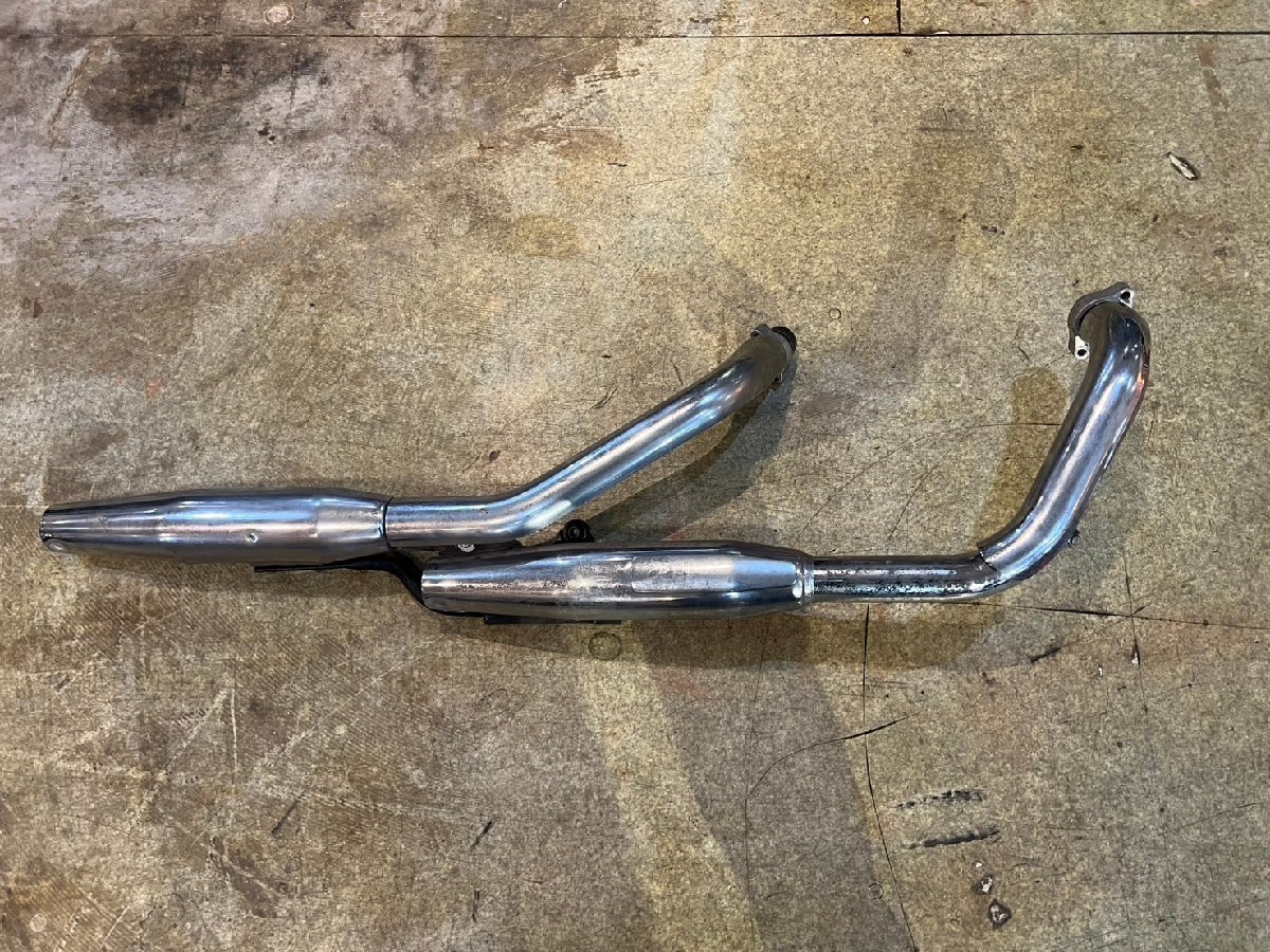 ■ホンダ スティード400 純正 マフラー HONDA HMKW9 前後フランジ 前カラー マフラーステー バイク部品 札幌発 ★拍卖