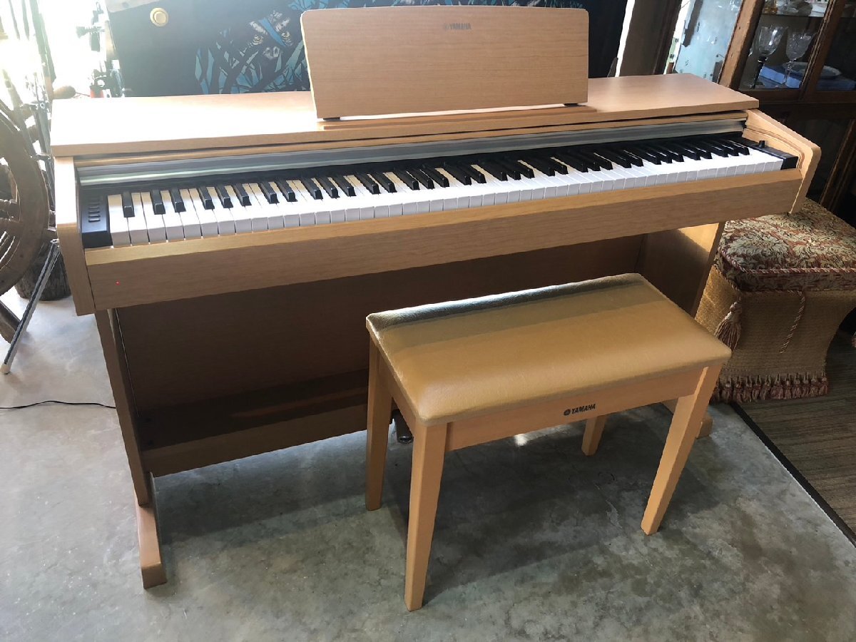 ★動作OK! YAMAHA ARIUS ヤマハ アリウス YDP-142 電子ピアノ 鍵盤楽器 全長サイズ(約)幅135×奥41×高81.5㎝ 札幌 店頭引取り限定拍卖