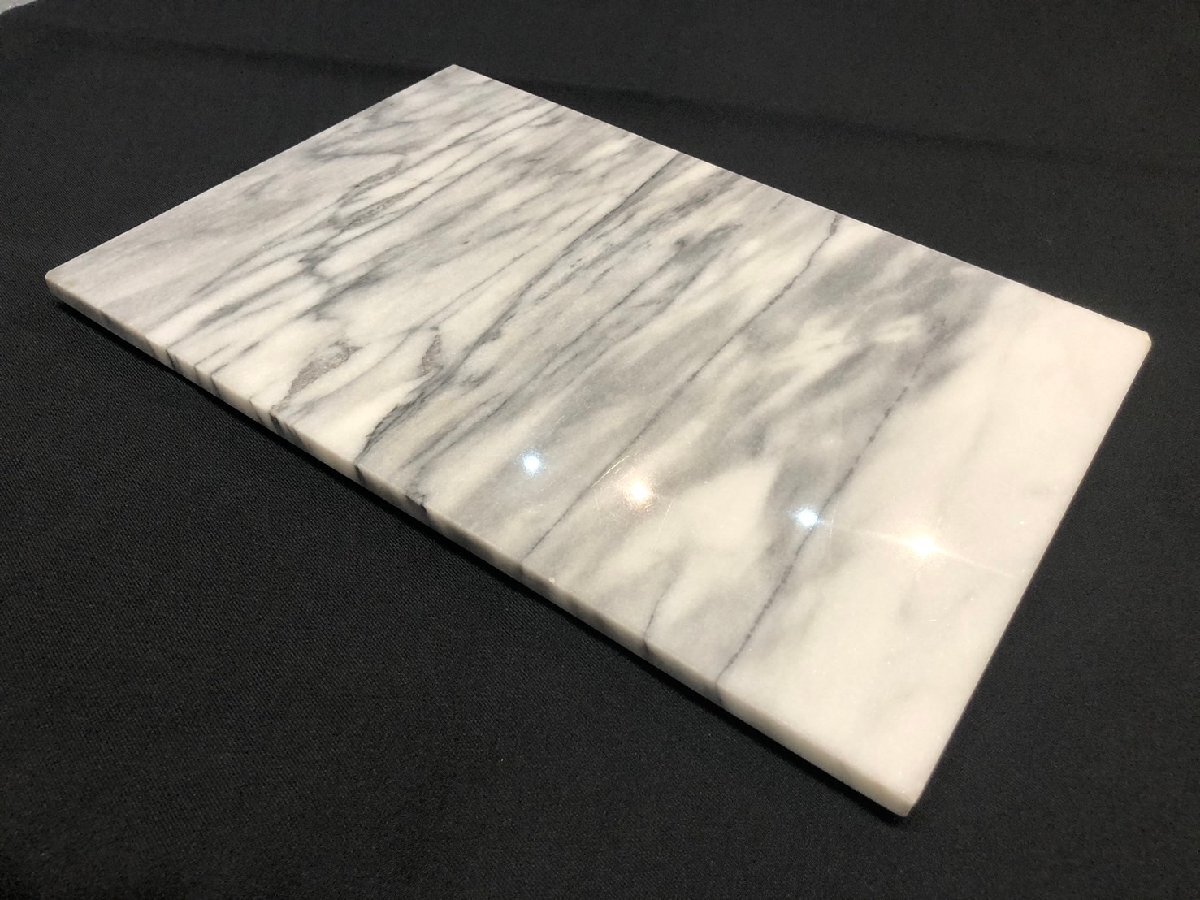 ★美品! お菓子作りに最適! 多目的台 大理石 めん台 こね台 のし台 マーブル台 調理台 サイズ(約)横幅34.5×縦幅29.5×厚2㎝拍卖