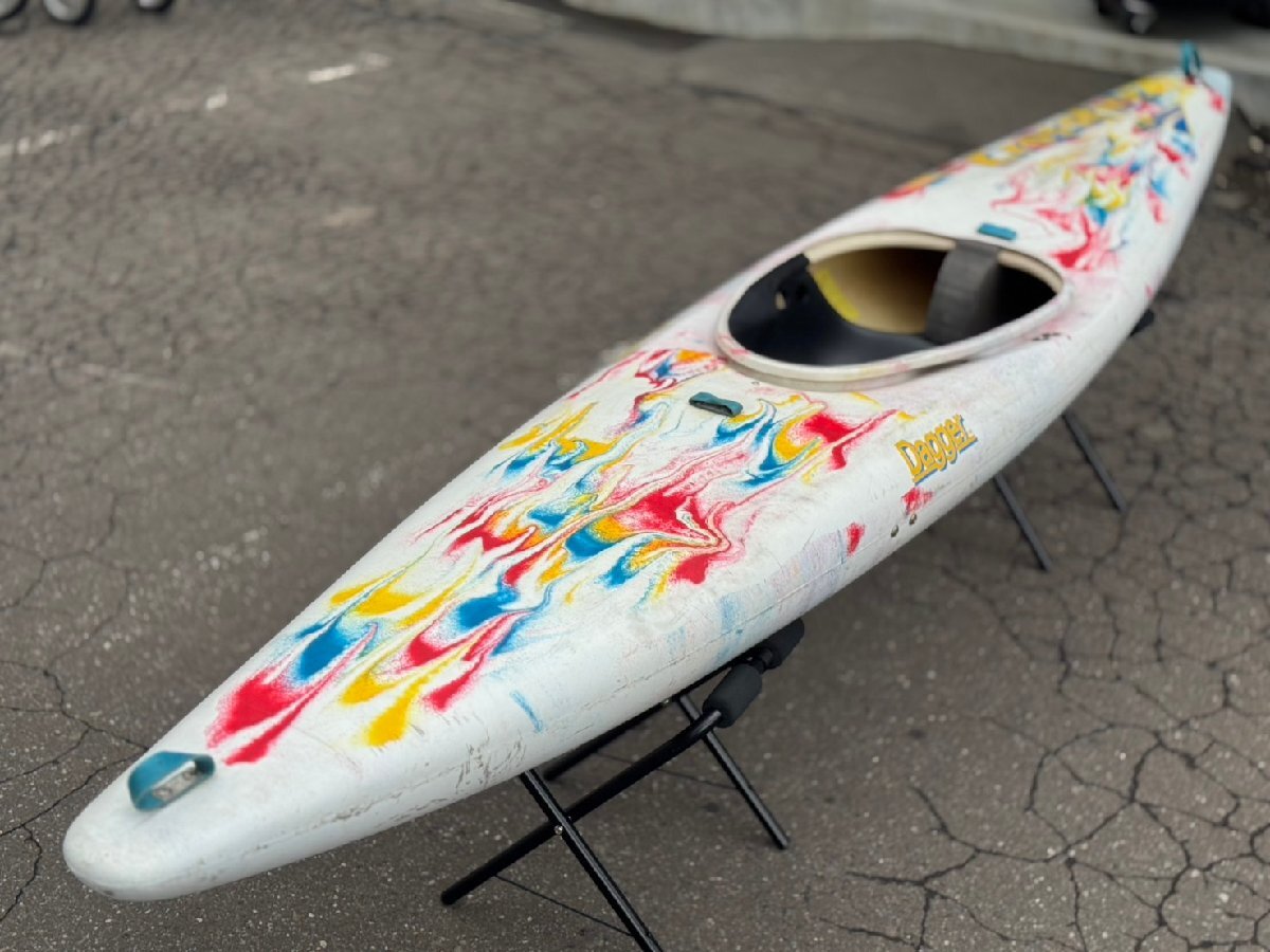 ★Dagger Crossfire ダガー クロスファイア リバー カヤック 全長:約336㎝ 全幅:約60㎝ ガンガン使える安心のポリ艇! 引取り限定 札幌拍卖