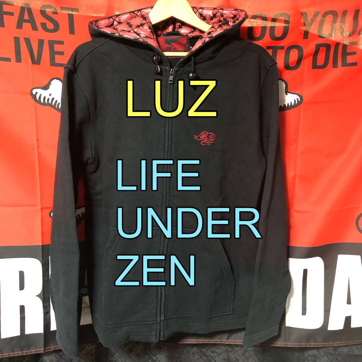 LUZ LIFE UNDER ZEN スウェット パーカー サイズ2 ブラック TATTOO ブラジル タトゥー LIFEUNDERZEN拍卖