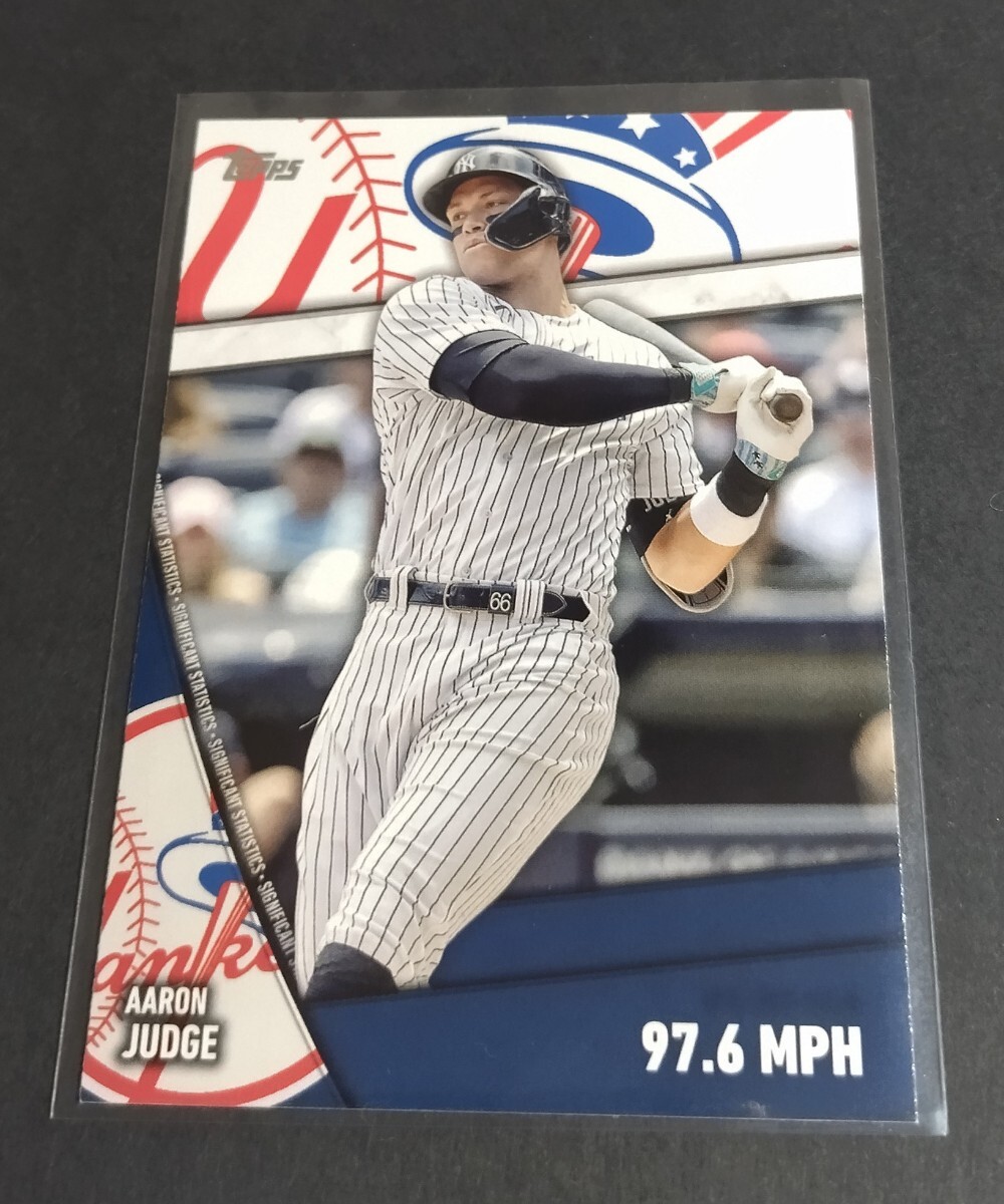 MLB 2024年topps アーロン・ジャッジ(ヤンキース)OUTFIELDER 97.6MPH No,SS-4。Yankees AARON JUDGE 拍卖